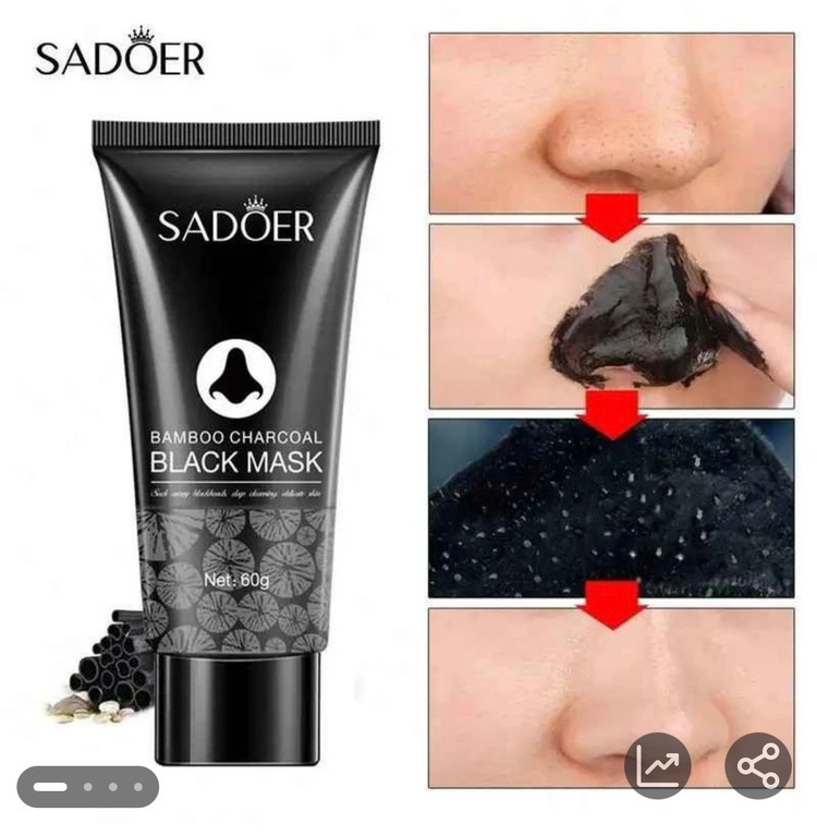 ماسک جوش سر سیاه مدل ذغال